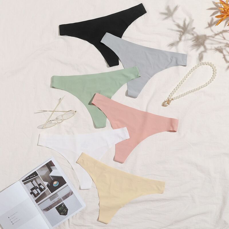 

6pack Solid Seamless Panty Set, Multicolor