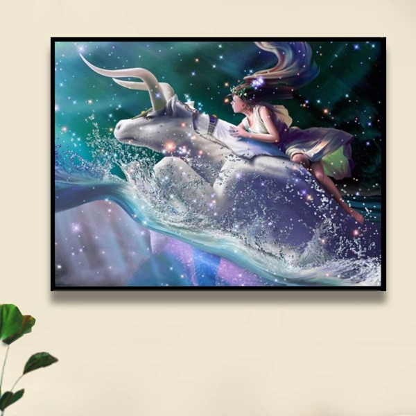 

Cartoon Graphic DIY Diamond Painting Without Frame, Multicolor