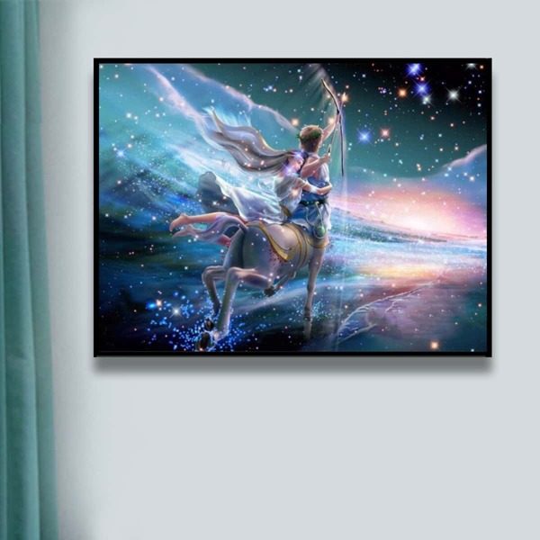 

Galaxy Print DIY Diamond Painting Without Frame, Multicolor