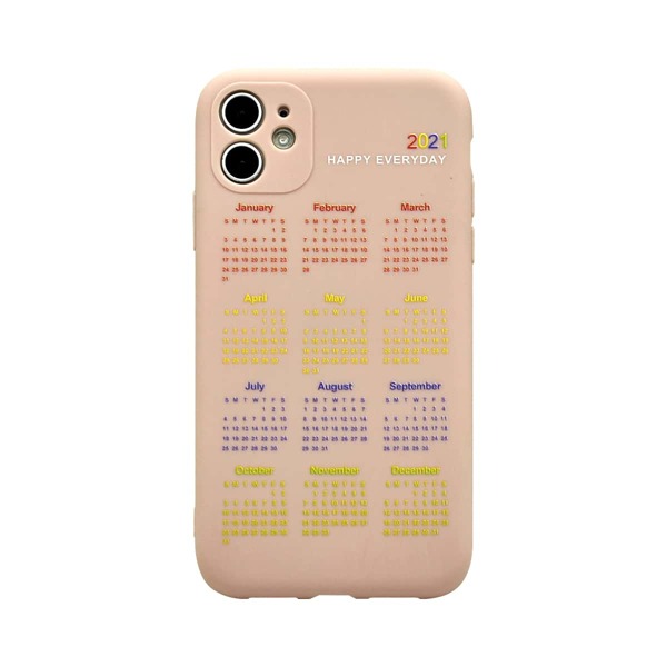 

Calendar Pattern iPhone Case, Multicolor