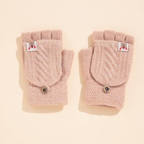 

Kids Clamshell Design Gloves, Pink