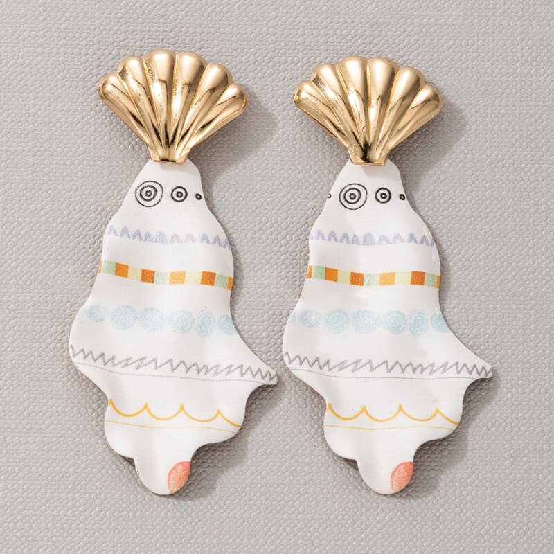

Shell Decor Drop Earrings, Multicolor