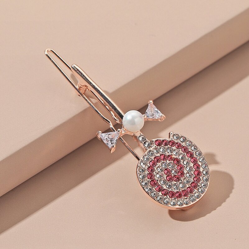 

Rhinestone Lollipop Hair Clip, Multicolor