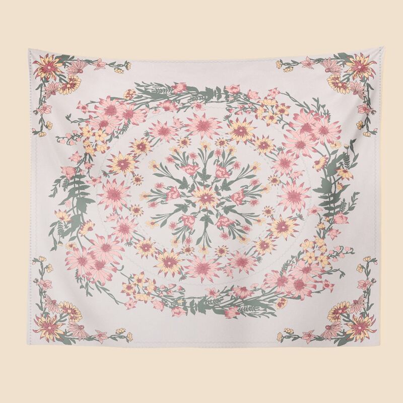 

Floral Pattern Tapestry, Multicolor