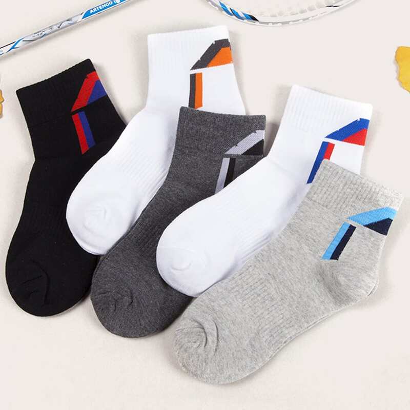 

Guys 5pairs Geo Crew Socks, Multicolor