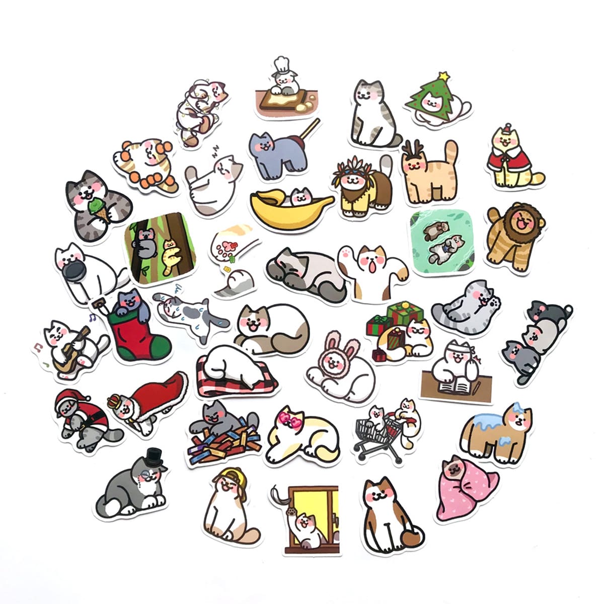 

30pcs Cartoon Pattern Sticker, Multicolor