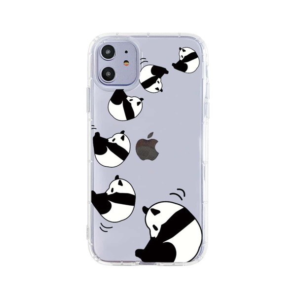 

Cartoon Panda Clear iPhone Case