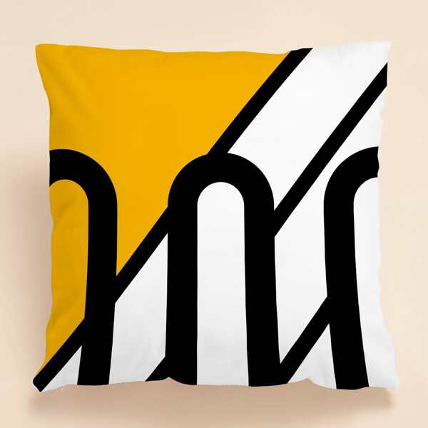 

Striped Pattern Cushion Cover Without Filler, Multicolor
