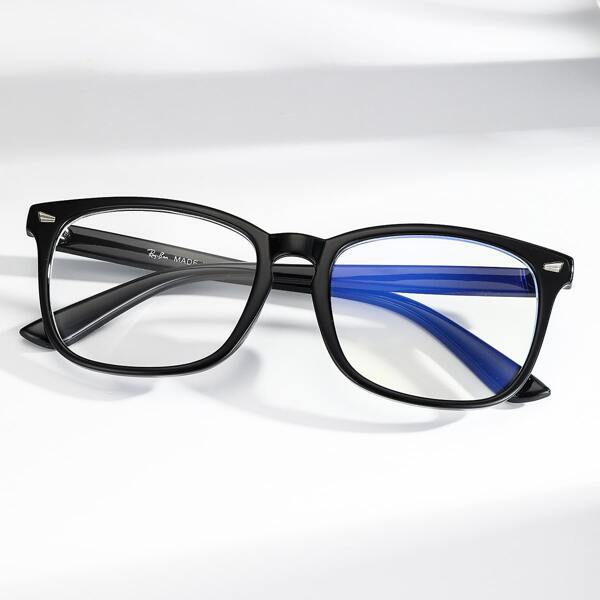 

Men Anti-Blue Light Eyeglasses, Black