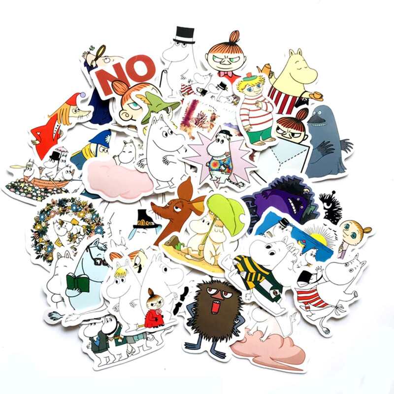 

40pcs Cartoon Pattern Sticker, Multicolor