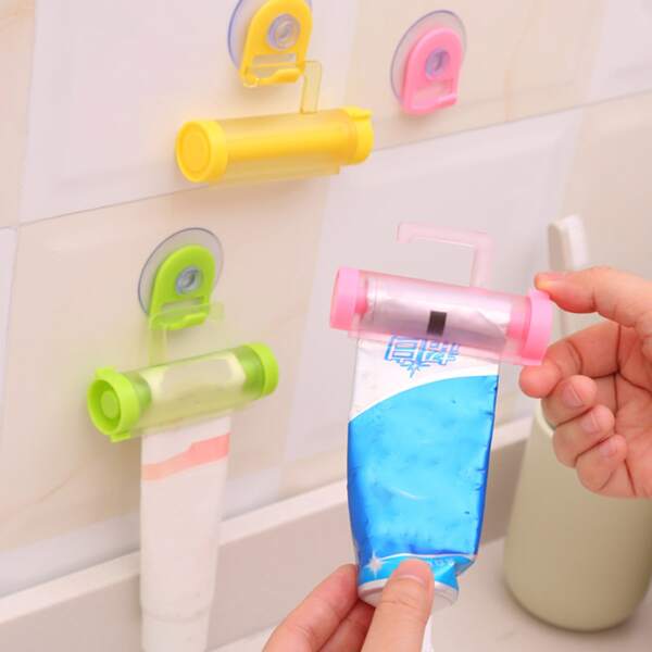 

1pc Random Color Toothpaste Squeezer, Multicolor