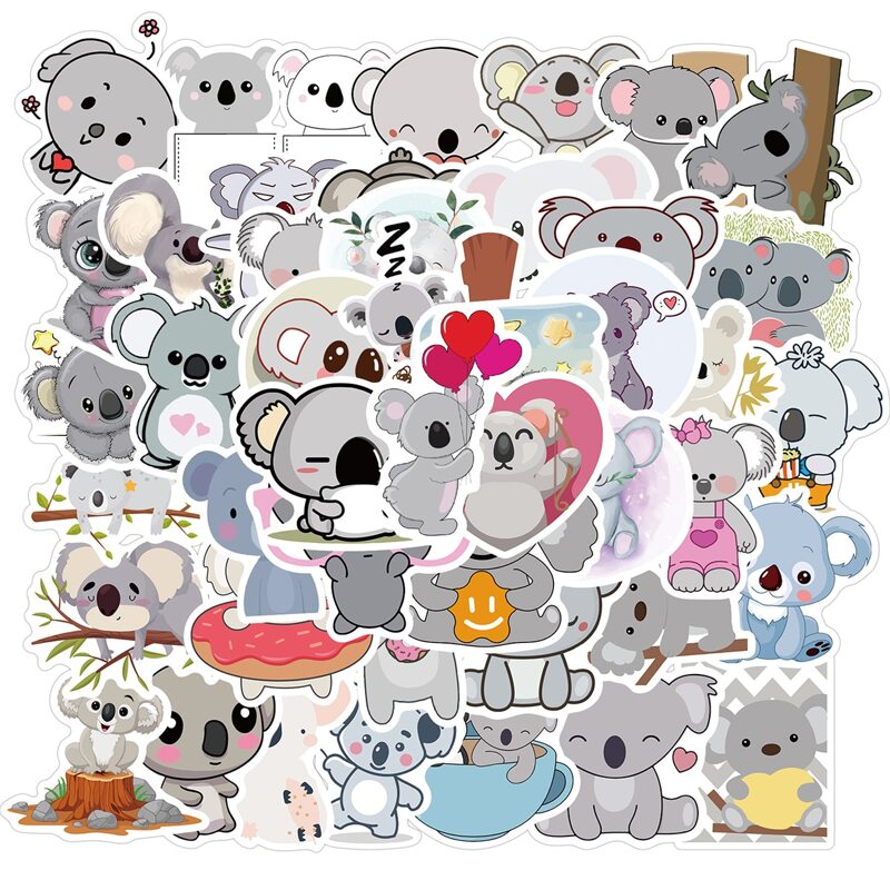 

50pcs Cartoon Pattern Sticker, Multicolor