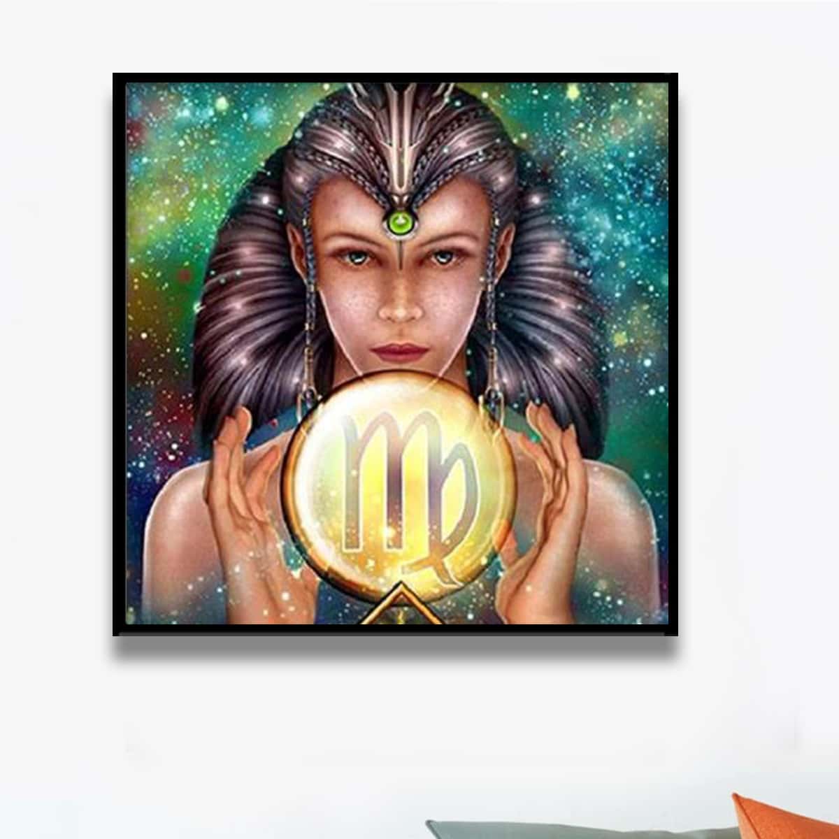 

Virgo Pattern DIY Diamond Painting Without Frame, Multicolor