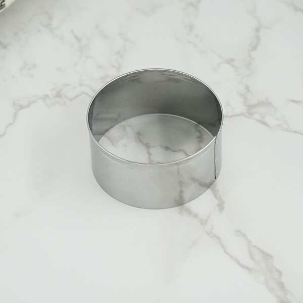 

1pc Round Biscuit Mold, Silver