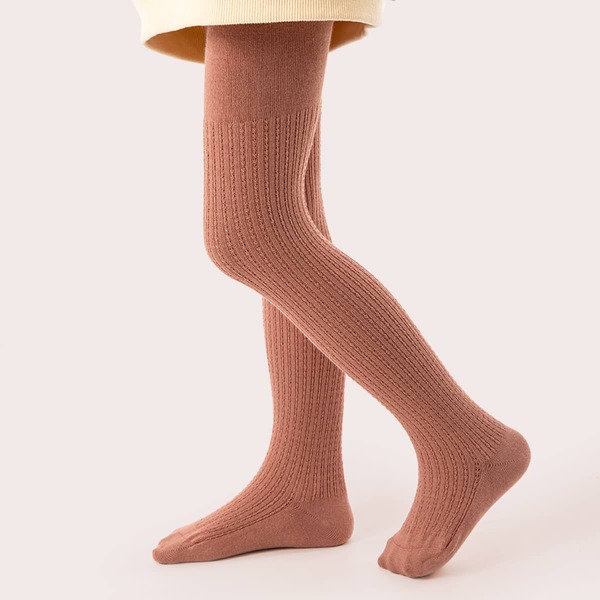 

Toddler Girls Solid Tights, Dusty pink