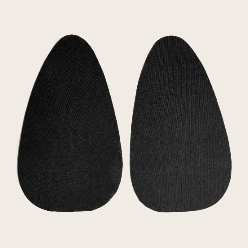 1pair Geo Shaped Nipple Cover, Black