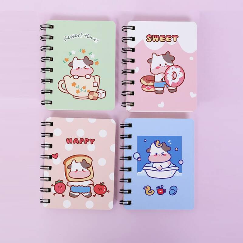 

2packs Cartoon Graphic Cover Random Notebook, Multicolor