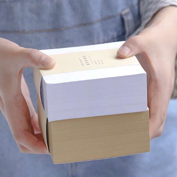 

1pack Plain Random Memo Pad, Multicolor