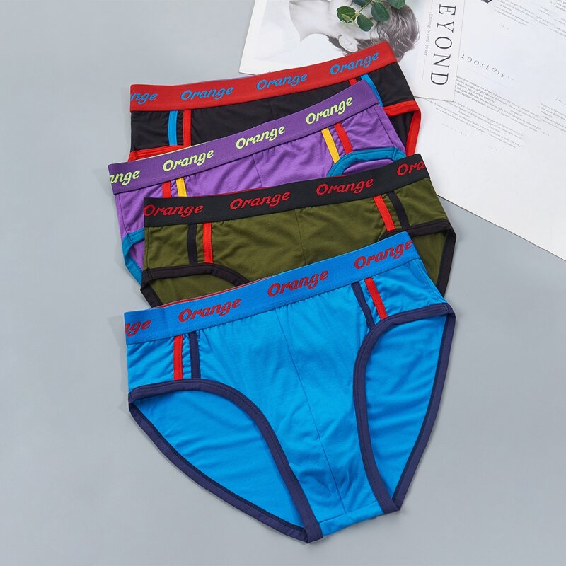 

Guys 4pack Letter Graphic Brief, Multicolor