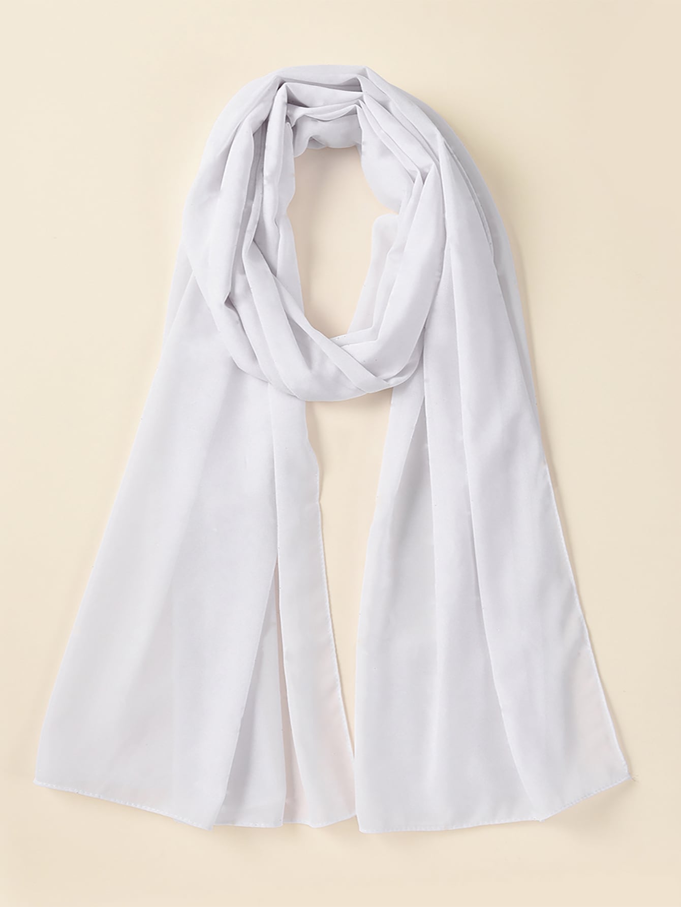 Plain Chiffon Hijab Scarf | SHEIN
