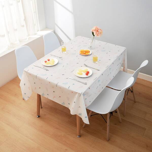 

Plant Print Waterproof Tablecloth, Multicolor