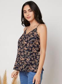 SHEIN Maternity Floral Print Cami Top - Multicolor - View 4
