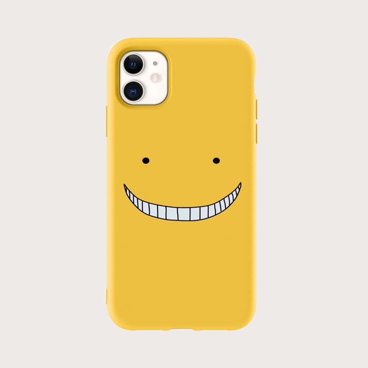 

Cartoon Expression iPhone Case, Yellow