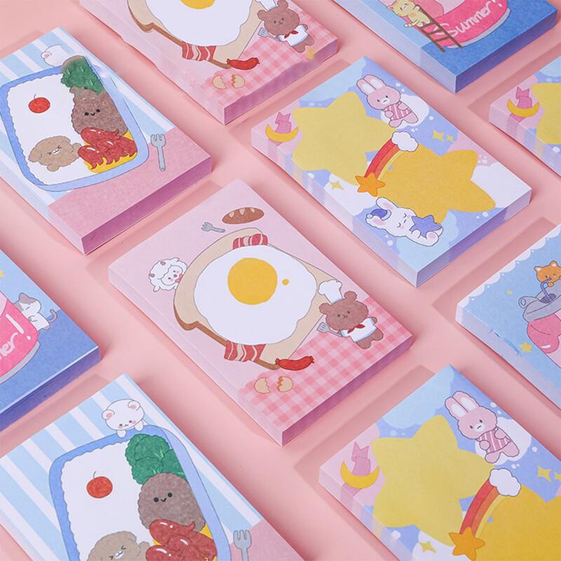 

1pack Cartoon Graphic Random Sticky Note, Multicolor
