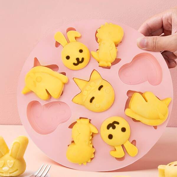 

1pc Cartoon Baking Mold, Pink