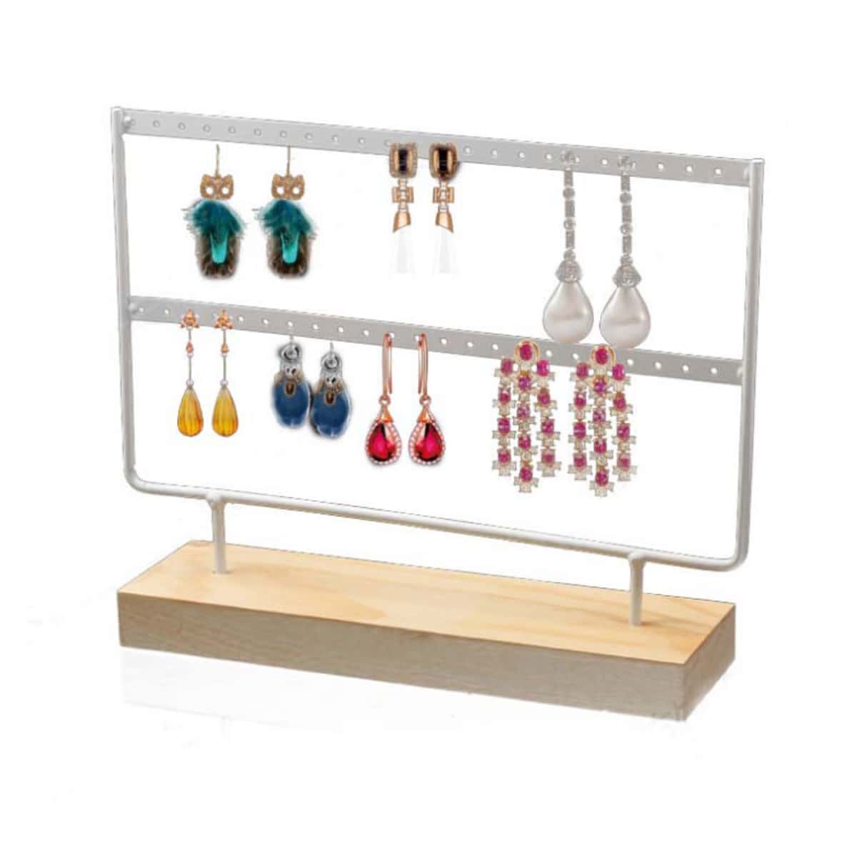

1pc Jewelry Display Rack, White