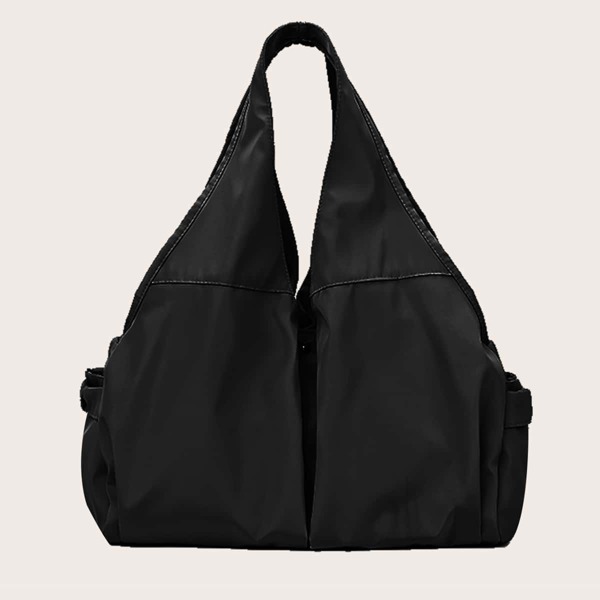 

Large Capacity Shoulder Tote Bag, Black