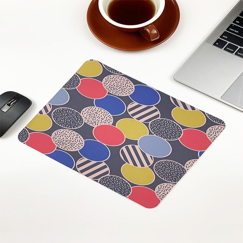 

Polka Dot & Striped Mouse Pad, Multicolor