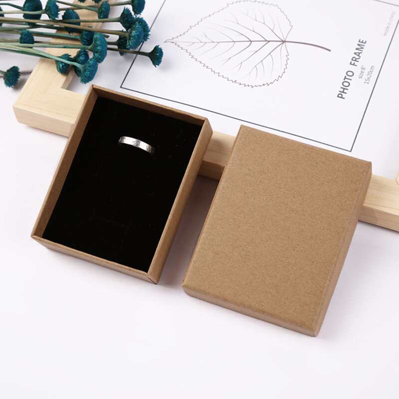 

1pc Ring Storage Box, Khaki