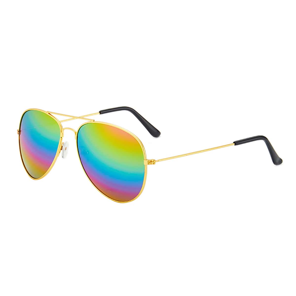 

Ombre Top Bar Aviator Sunglasses, Multicolor