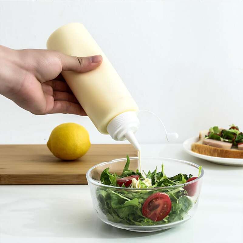 

1pc Squeeze Sauce Bottle, Clear
