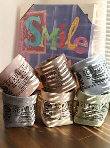 1 Stück Zufälliger Aufbewahrungskorbe mit Buchstaben Grafik - Verschiedenfarbig - Übersicht 2