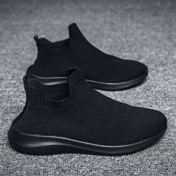 

Minimalist Knit Sneakers, Black