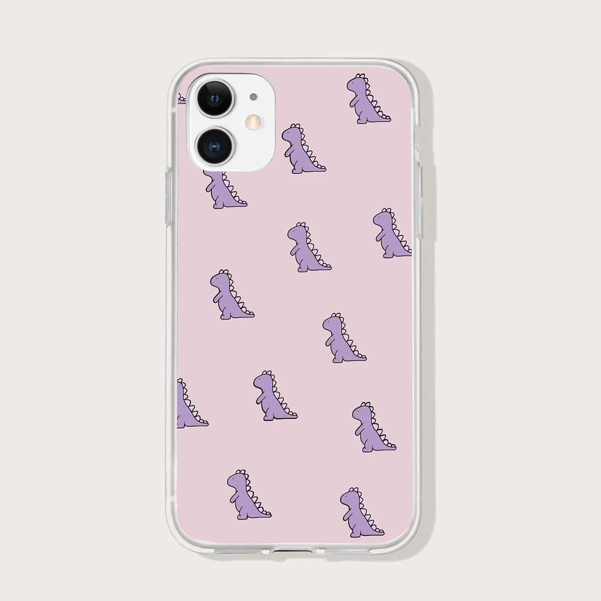 

Cartoon Dinosaur iPhone Case, Multicolor