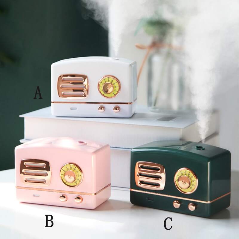 

1pc Radio Design Humidifier, Multicolor