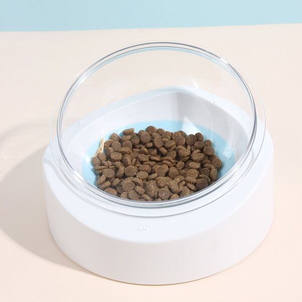 

1pc Adjustable Pet Bowl, Blue
