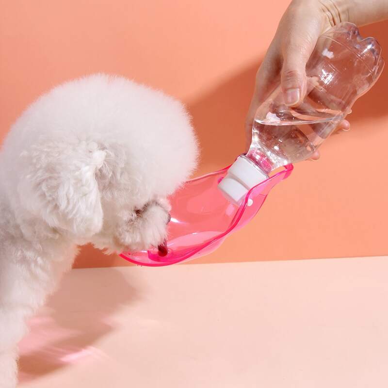 

Dog Outdoor Water Feeder Without Bottle, Pink