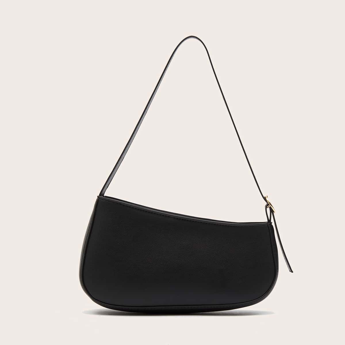 

Minimalist Baguette Bag, Black