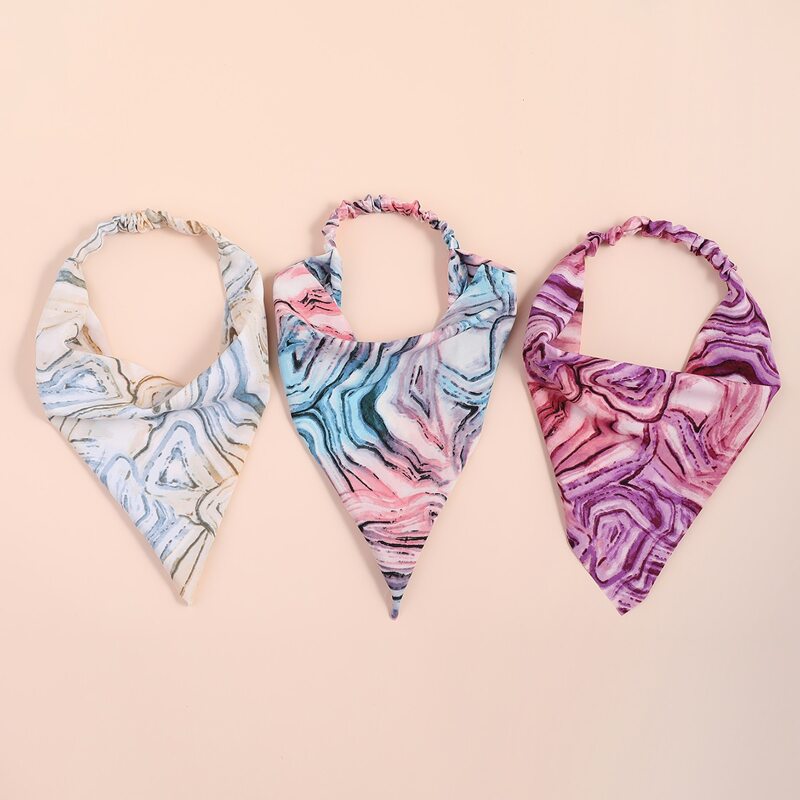 

3pcs Graphic Headband, Multicolor