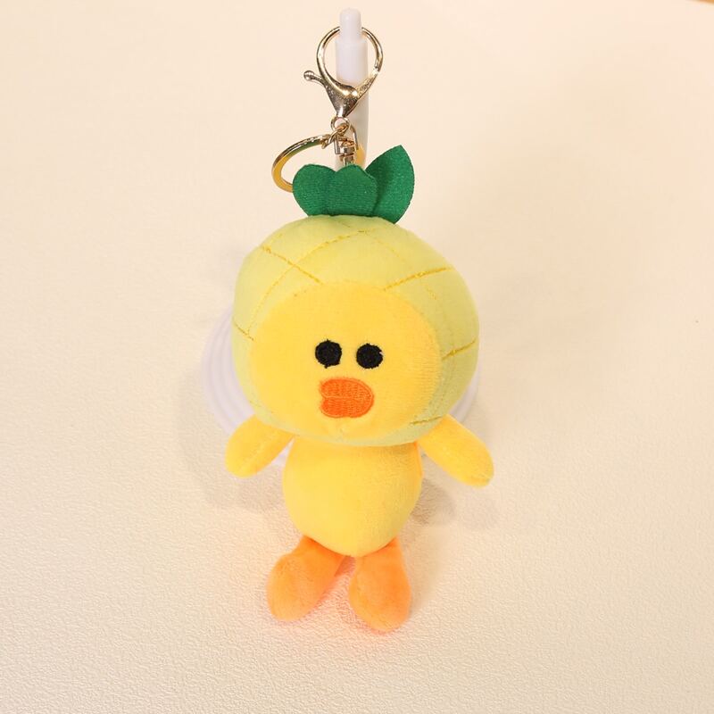 

1pc Cartoon Duck Keychain, Yellow