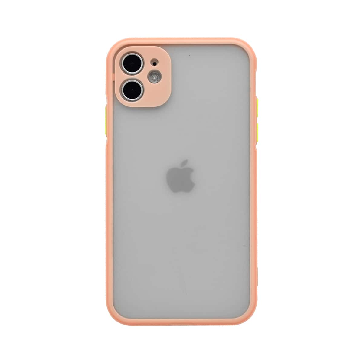 

Contrast Frame Frosted iPhone Case, Pink