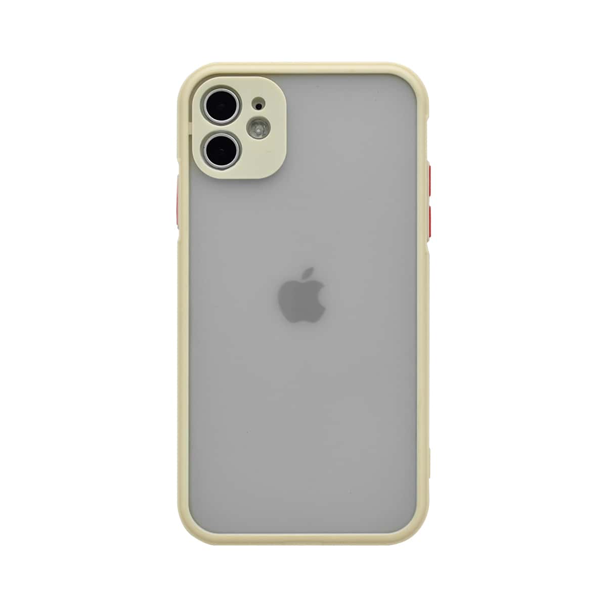 

Contrast Frame Frosted iPhone Case, White