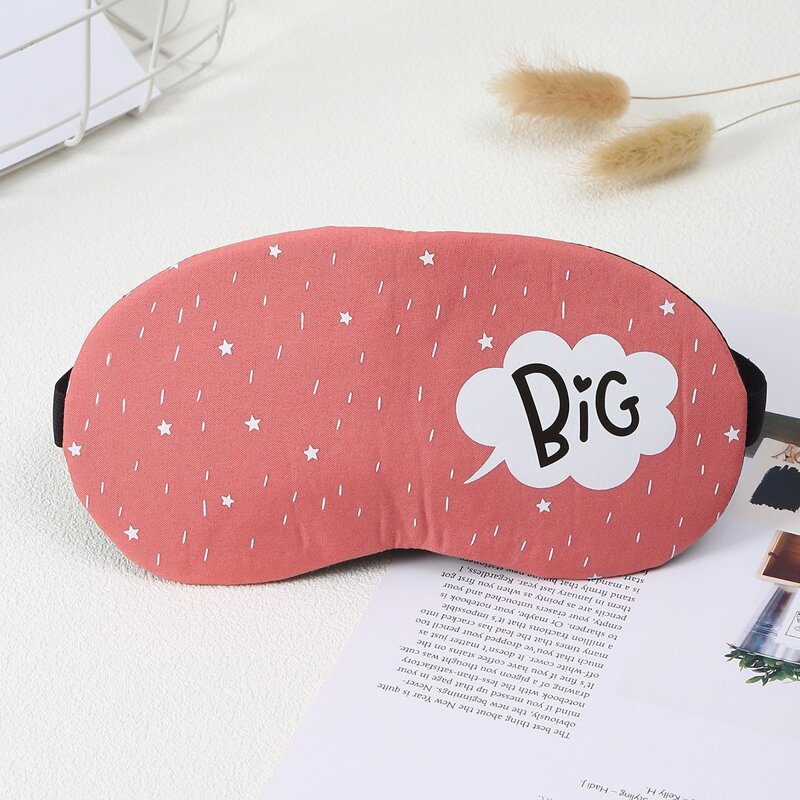 

1pc Star Print Eye Cover, Pink