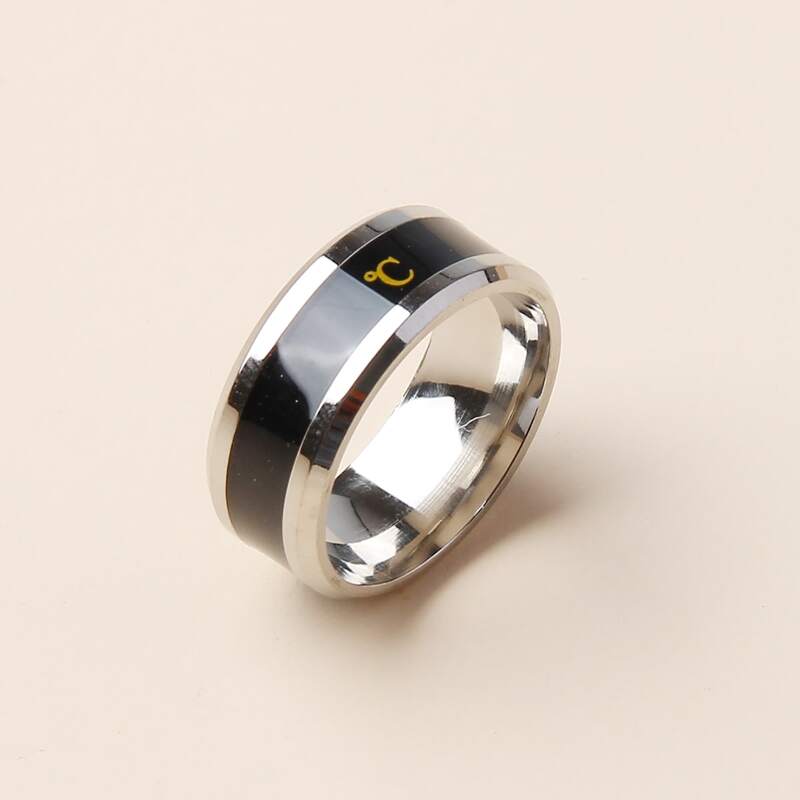 

1pc Wide Ring, Black