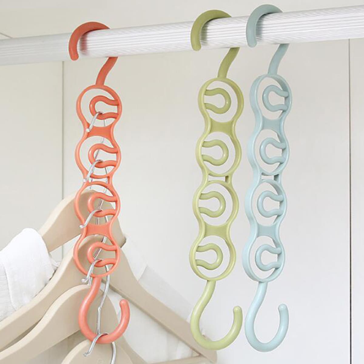 

1pc Multifunction Clothes Hanger, Multicolor