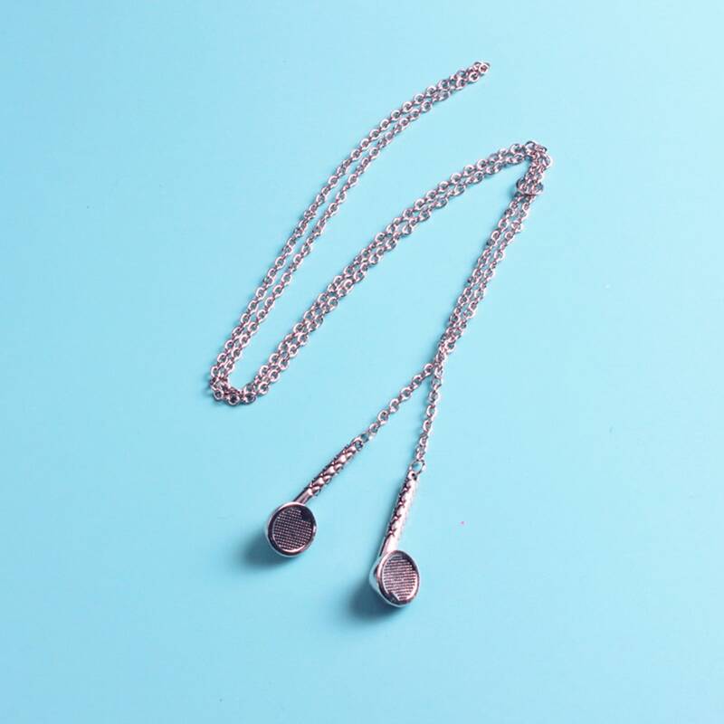 

Earphone Pendant Necklace, Silver